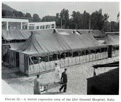 Photograph of a few BGH tents